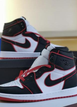 Jordan 1 high "bloodline"2 фото