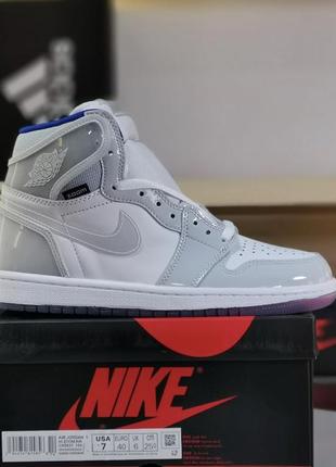 Jordan 1 high “white racer blue”