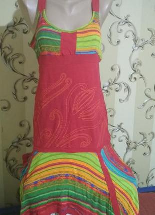 Красивий трикотажний сарафан р м