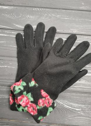 Шикарные флисовые перчатки3 фото