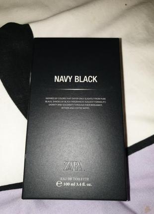 Navy black 100ml edt zara первый выпуск‼️3 фото