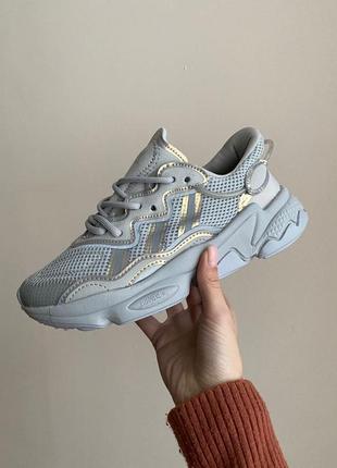 Adidas ozzwego grey/silver🆕шикарні кросівки адідас🆕купити накладений платіж