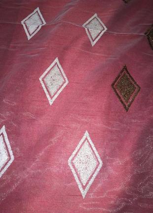 Турецкая тюль с разноцветными ромбами