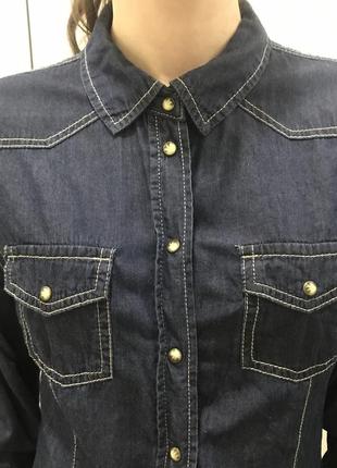 Рубашка джинсовая1 фото
