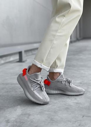 Adidas yeezy boost 350 grey/orange🆕шикарные кроссовки адидас🆕купить наложенный платёж3 фото