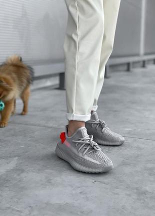 Adidas yeezy boost 350 grey/orange🆕шикарные кроссовки адидас🆕купить наложенный платёж7 фото
