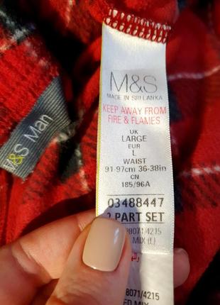 Распродажа🔥мужские тёплые домашние штаны р.l-xl marks&spencer6 фото