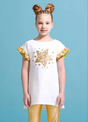 Футболка - туника для девочки.