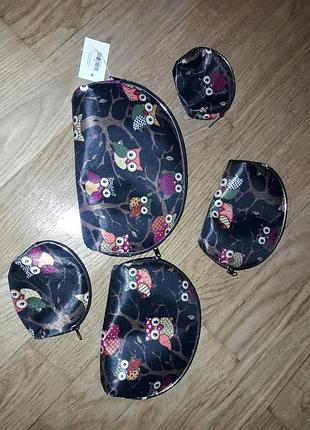 Набір косметичків 5 штук пл супер ціні!