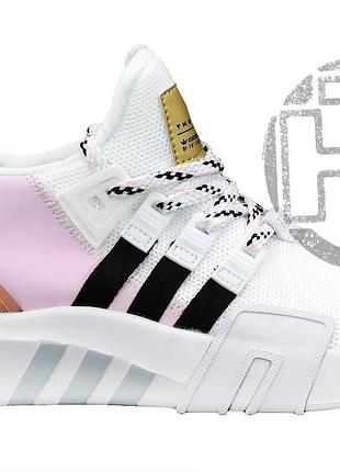 Женские кроссовки adidas buzz eqt bask adv white pink black
