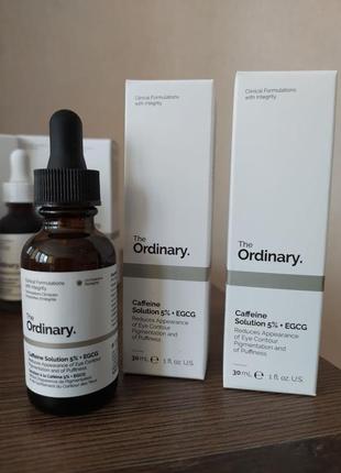 The ordinary caffeine solution 5% + egcg сыворотка под глаза с кофеином  30ml4 фото