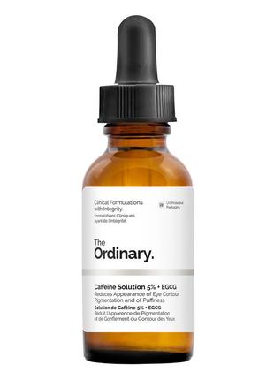 The ordinary caffeine solution 5% + egcg сыворотка под глаза с кофеином  30ml2 фото