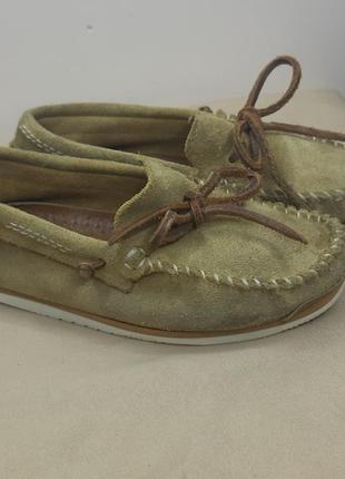 Мокасины замшевые