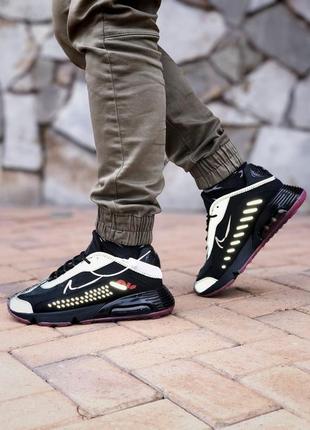 🥊nike air max 2090 neymar black reflective🥊кросівки найк аір макс 2090 рефлективні,чоловічі кросівки найк аір макс весна-літо-осінь
