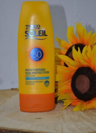 Высокоувлажняющий солнцезащитный лосьон tesco soleil spf503 фото