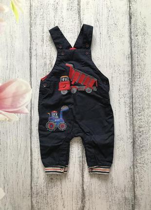 Крутий комбінезон напівкомбінезон штани primark 3-6 міс трактор