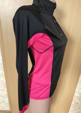 Черная розовая спортивная кофта ветровка active sport3 фото