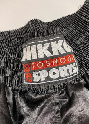 Шорты для единоборств nikko sports, черные5 фото