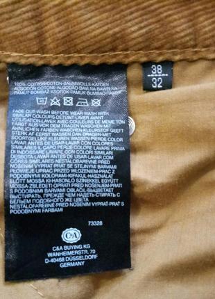 Angelo litrico джинсы мужские вельвет бежево коричневые размер 38/327 фото