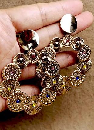 Сережки сережки у стилі zara mango asos 4