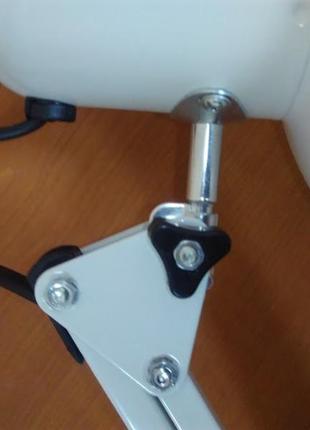 Настольная лампа трансформер на струбцине