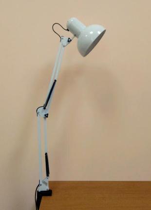 Настольная лампа трансформер на струбцине