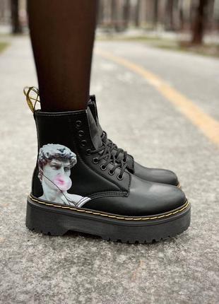 Зимові чоботи з хутром dr.martens