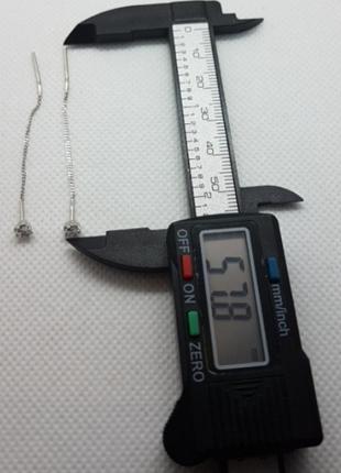 Срібні сережки