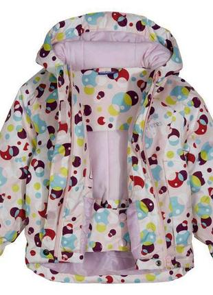 Теплая лыжная курточка для девочки 98/104 lupilu1 фото