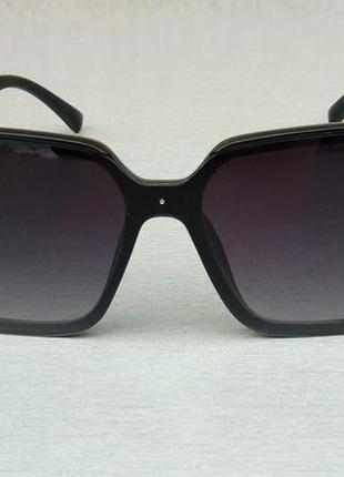 Louis vuitton очки женские солнцезащитные большие черные с градиентом2 фото