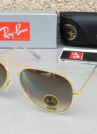 Ray ban 3026 очки капли унисекс солнцезащитные линзы стекло серые с бензиновым градиентом2 фото