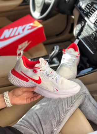 💠nike react infinity flyknit💠мужские беговые кроссовки найк, белые, чоловічі кросівки найк 4