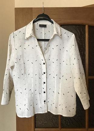 100% лен шикарная рубашка alex &amp; co!