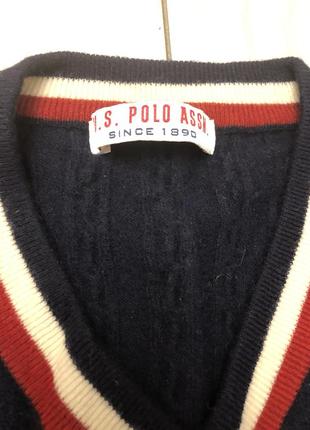 Мужская жилетка 100% шерсть{xl} u.s. polo assn6 фото