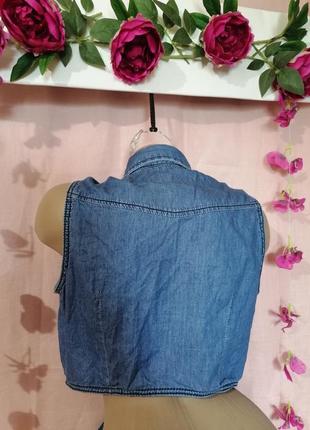 Рубашка - топ джинсовая tally girls*2.112 фото