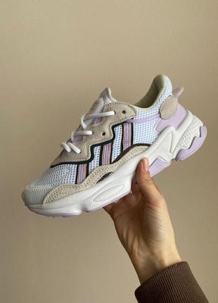 Жіночі кросівки adidas ozweego white/pink