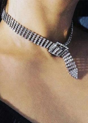 Чокер серебро на шею колье ожерелье украшение ремешок10 фото