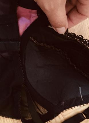 Кружевной корсет подвязки для чулков чёрный сексуальный эротический соблазнительный3 фото