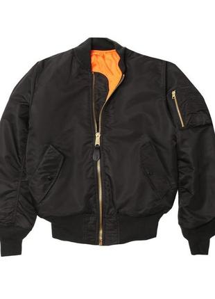 Мужская куртка ma-1 flight jacket  alpha industries1 фото