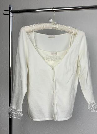 Valentino roma кардиган майка италия