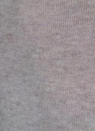 Мужской джемпер тонкий вязаный свитер бежевого цвета от h&m l 175/1054 фото