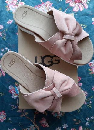 Ugg замшевые сандалии