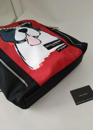 Рюкзак красный женский в стиле dolce gabbana❣️хит продаж!4 фото