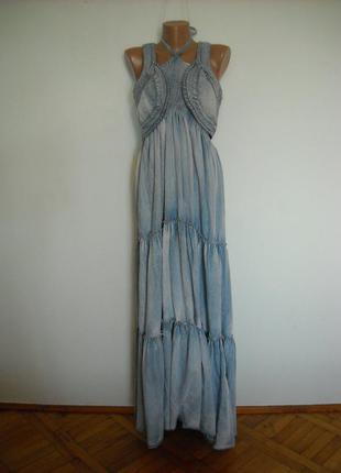 Сукня джынсовое стильне,молодіжне тканина 100 котон3 фото