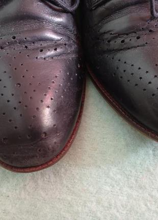 Х10. кожанные черные туфли комфортные, качественные, кожа  dune6 фото