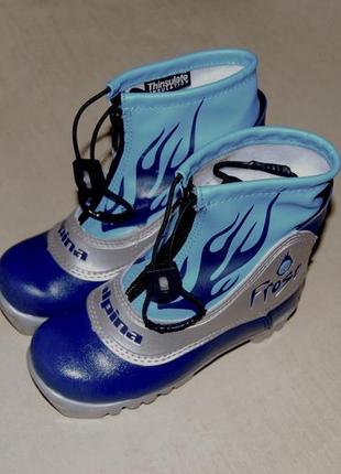 Alpina - замечательные детские беговые лыжные ботинки модель frost (nnn)