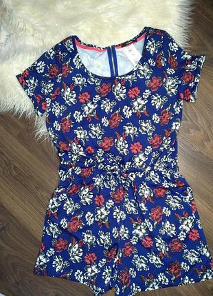 Ромпер / комбинезон с шортиками эластичный