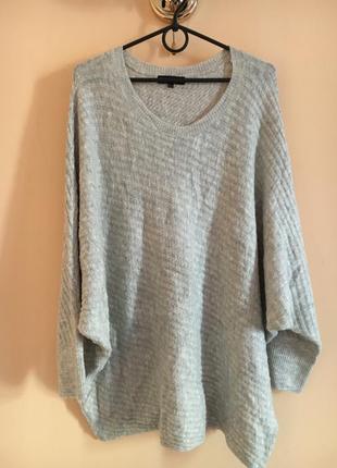 Батал большой размер тёплый стильный свитер свитерок кофта кофточка реглан