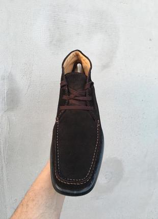 Брендовые ботинки замшевые geox оригинал как ecco или clark’s
