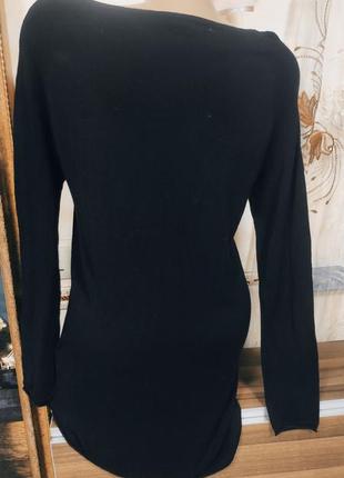 Удлиненный нежный свитер 2